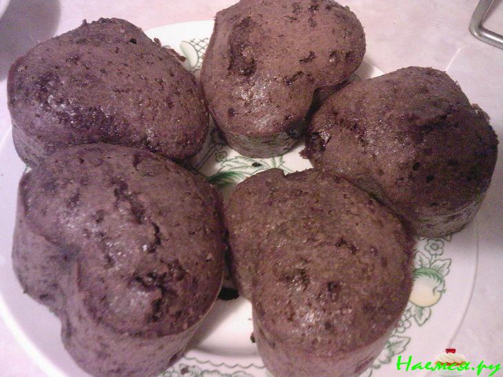 Кексы с жидкой серединкой