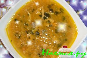 Суп рыбный густой... с чечевицей