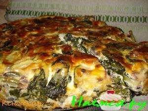 Овощной торт с творогом