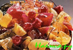 Фрукты в коньяке