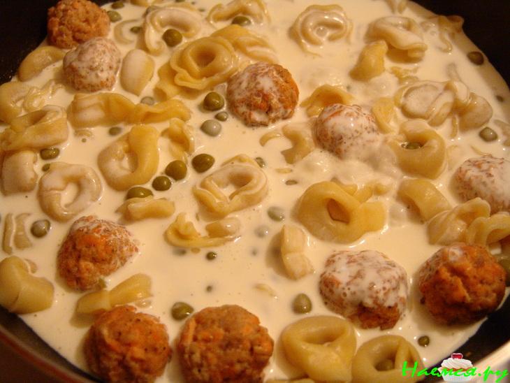 Рыбные шарики с тортеллини