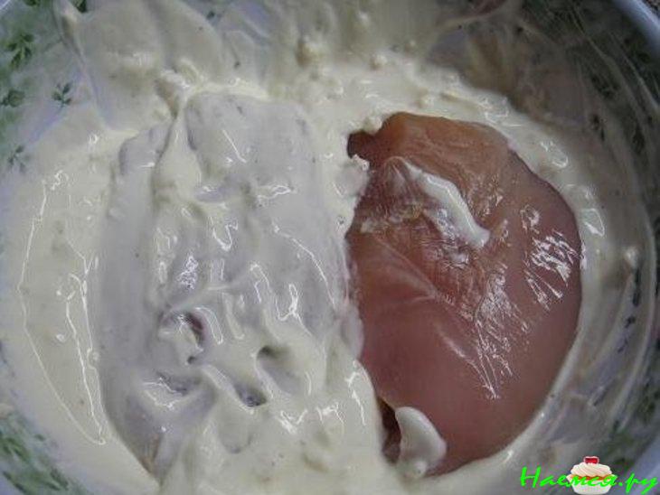 Куриные грудки с сыром