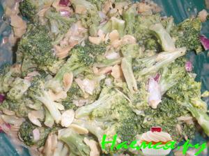 Салат простой с брокколи