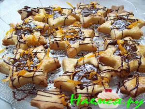 Апельсиновое печенье с шоколадом