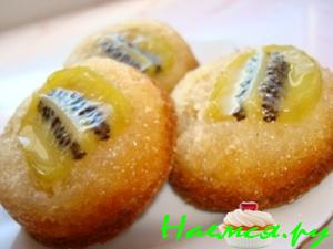 Кексики перевертыши с киви