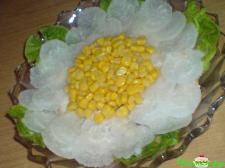 Салат "Ромашка"