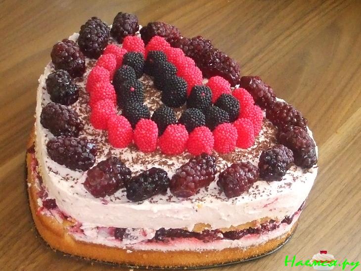 Ежевичный тортик
