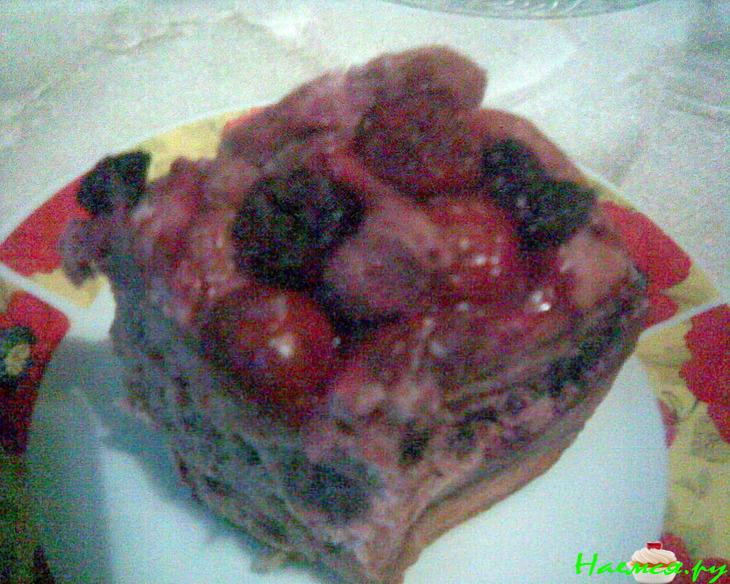 Вишневый пирог с корицей