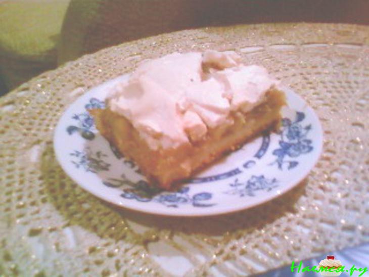 Яблочный пирог с безешной корочкой Яблочный пирог с безешной корочкой