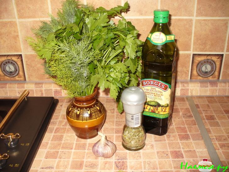 Зеленое итальянское масло Зеленое итальянское масло