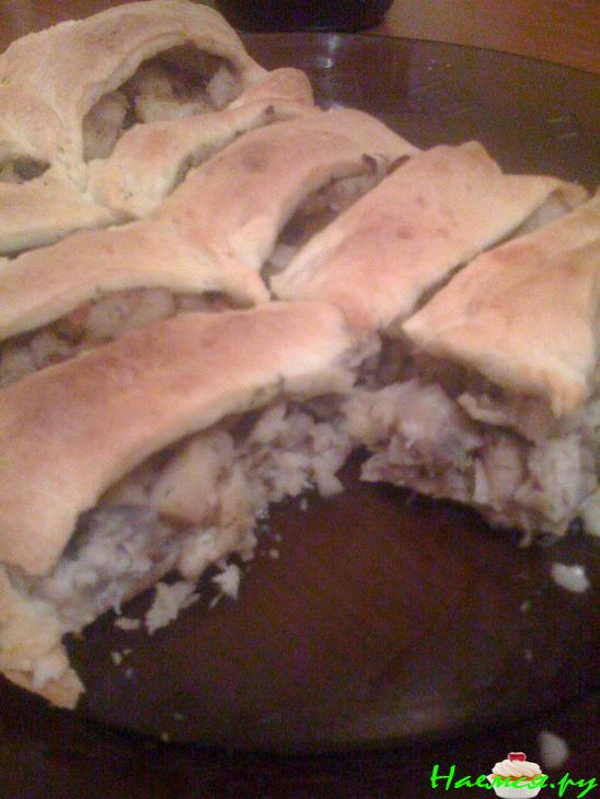 Рыбный пирог с филе телапии