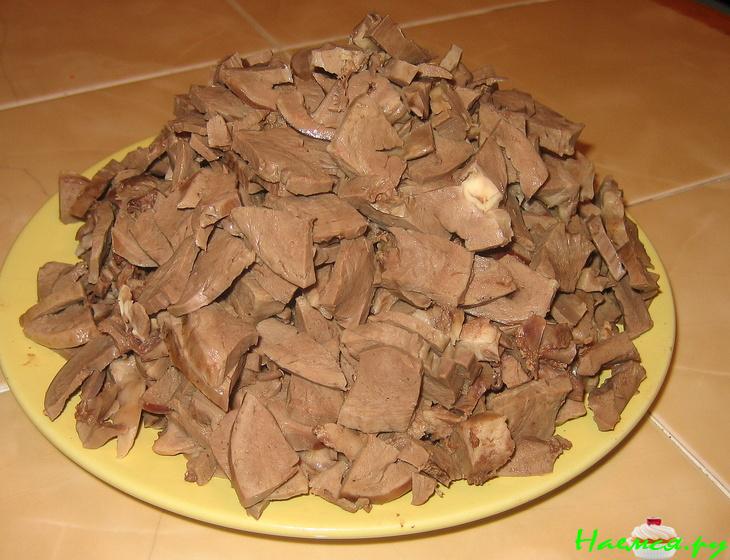 Сердце в кисло-сладком соусе