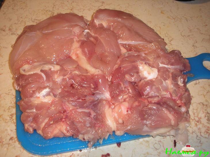 Куриный рулет, запеченный в фольге Куриный рулет, запеченный в фольге