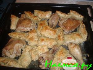 "Галушки" с курицей
