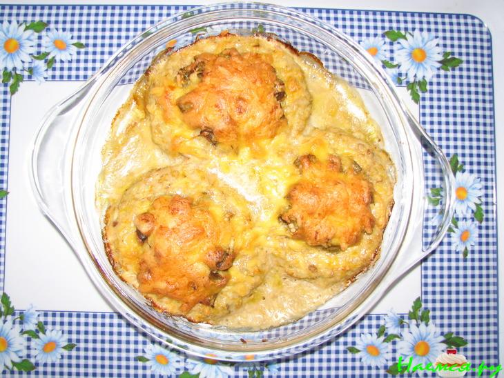 Корзиночки из фарша с начинкой