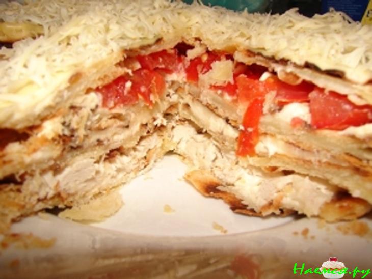 Закусочный куриный пирог Закусочный куриный пирог