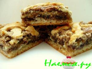 Ореховый пирог на сметане