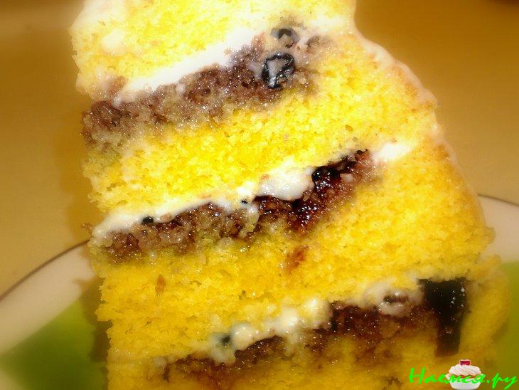 Смородиновый кекс-торт