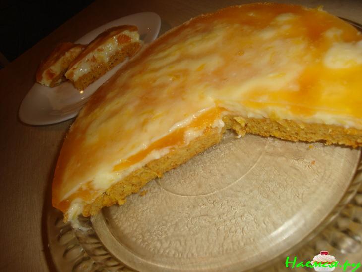 Апельсиновый пирог с ромовым кремом Апельсиновый пирог с ромовым кремом