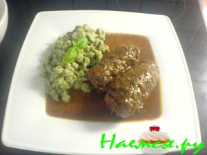 Говяжьи рулетики со шпиком