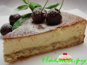 Традиционный чизкейк, но с мюсли