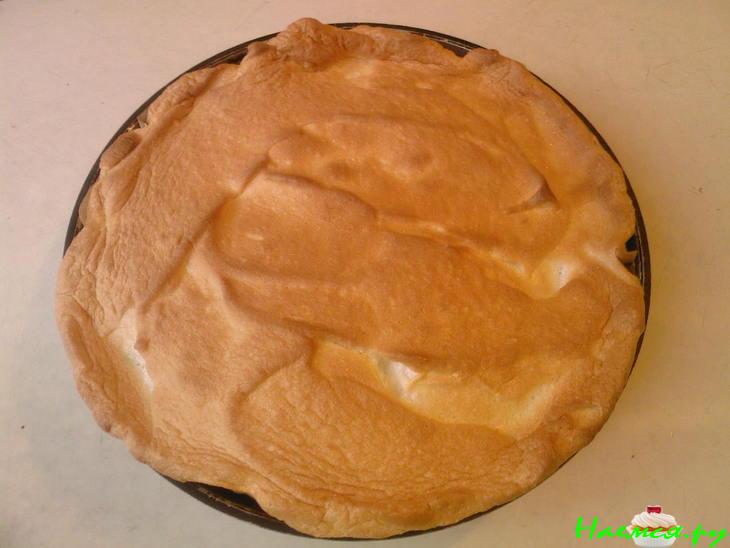 Итальянский пирог с безе и лимонным кремом