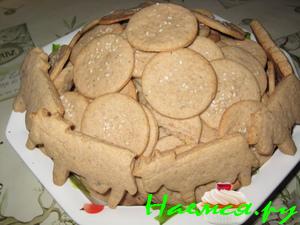 Пряное печенье с орехами (Gingersnap Cookies)