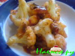 Цветная капустка в соусе