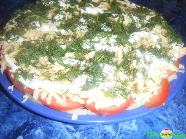 Cалатик из сельди