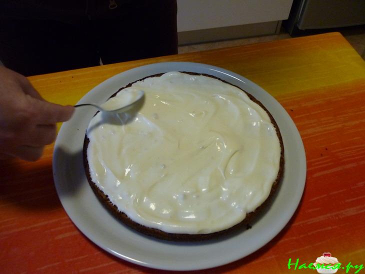 Торт "Пражский" со сметанным кремом Торт "Пражский" со сметанным кремом