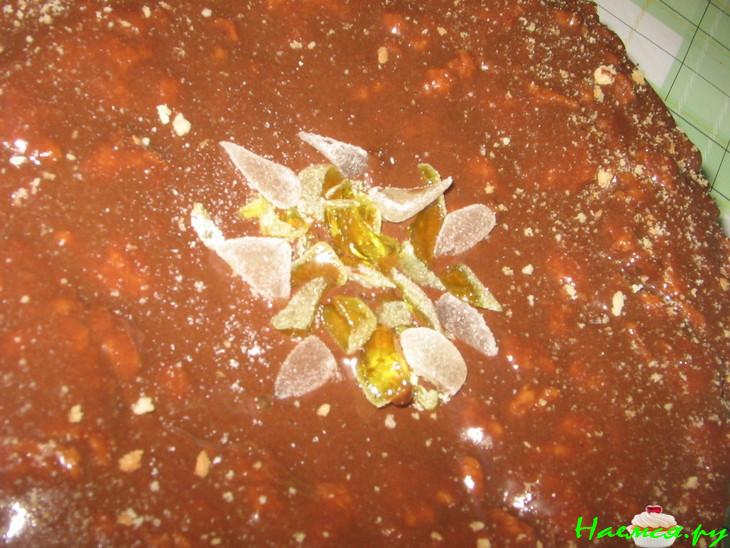 Торт 'Чебурашка' с вареньем и смородиной Торт 'Чебурашка' с вареньем и смородиной