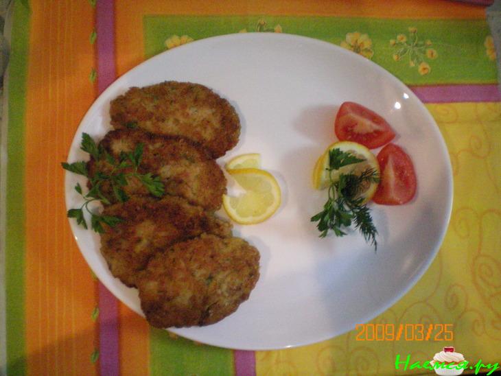 Куриные котлеты с цуккини и картошкой