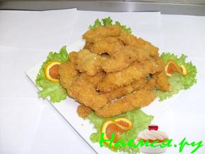 Филе индейки в темпуре