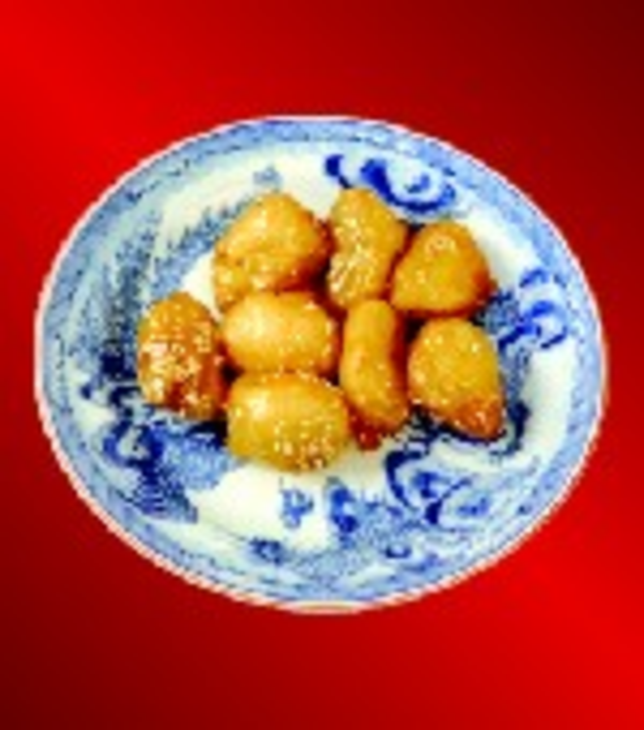 Фрукты в карамельке