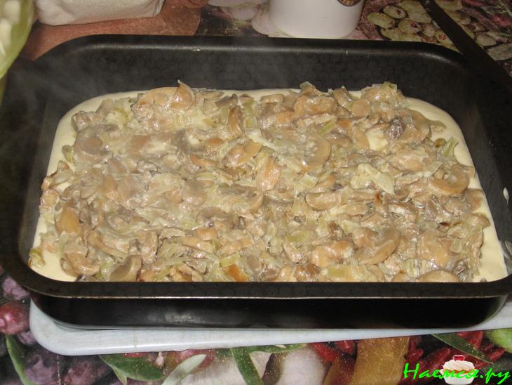 Пирог с курицей на скорую руку