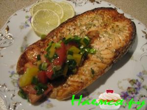 Семга-гриль маринованная