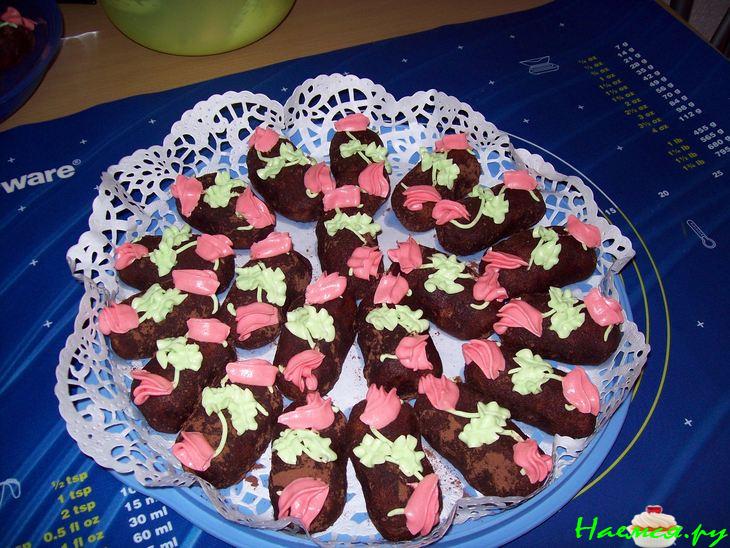 Пирожное "Картошка" с грецкими орехами