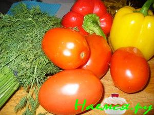 Овощной салатик "Дачный"