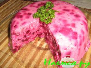Мусс из свеклы и селёдочки