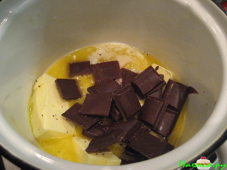 Брауни малиновые