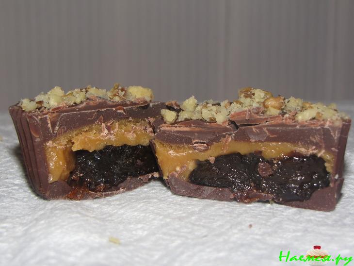 Домашние конфеты с сухофруктами в сливочной начинке