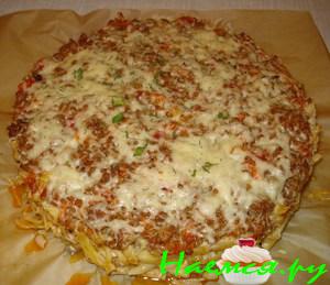Пирог из макарон
