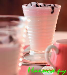 Коктейль с пастилой и шоколадом