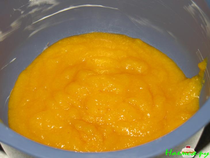 Чизкейк с абрикосами и шоколадно-абрикосовым ганашем