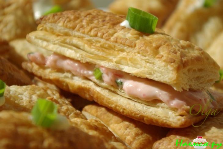 Закусочные наполеончики Закусочные наполеончики