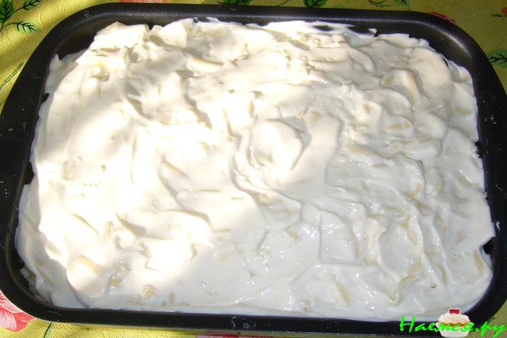 Рыбная запеканка с сыром "Сулугуни"