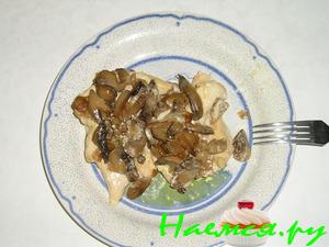 Курица с грибами