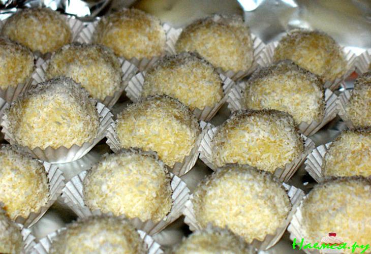 Мини-пирожные "Снежки"