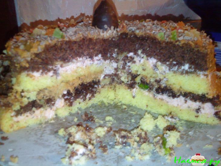 Торт "Валентинка" бисквитный Торт "Валентинка" бисквитный