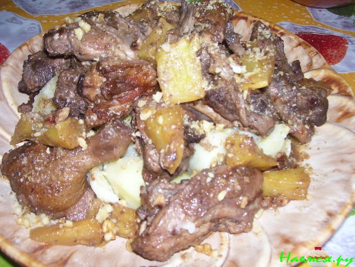 Утка с ананасом Утка с ананасом